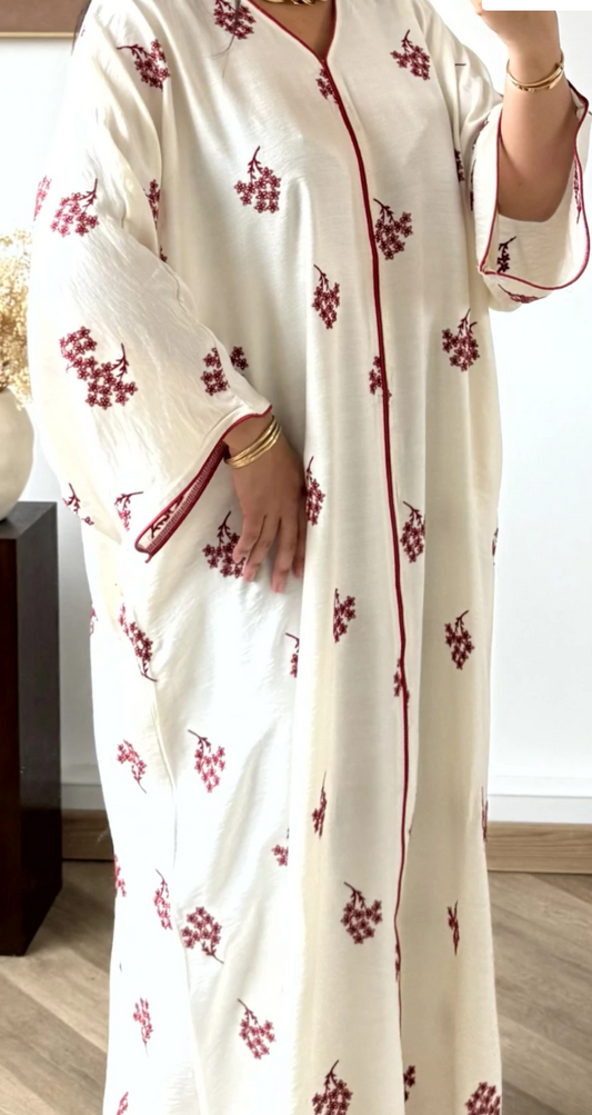 Abaya jurk met print